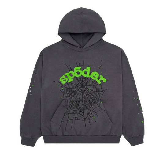 Sp5dr Wait Web Hoodie "Slate Grey"